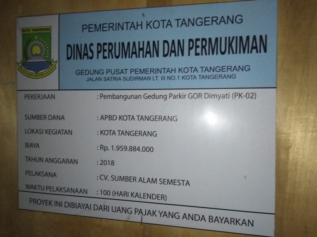 Dinas Perkim Kota Tangerang