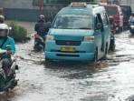 Banjir di jalan Aria Santika