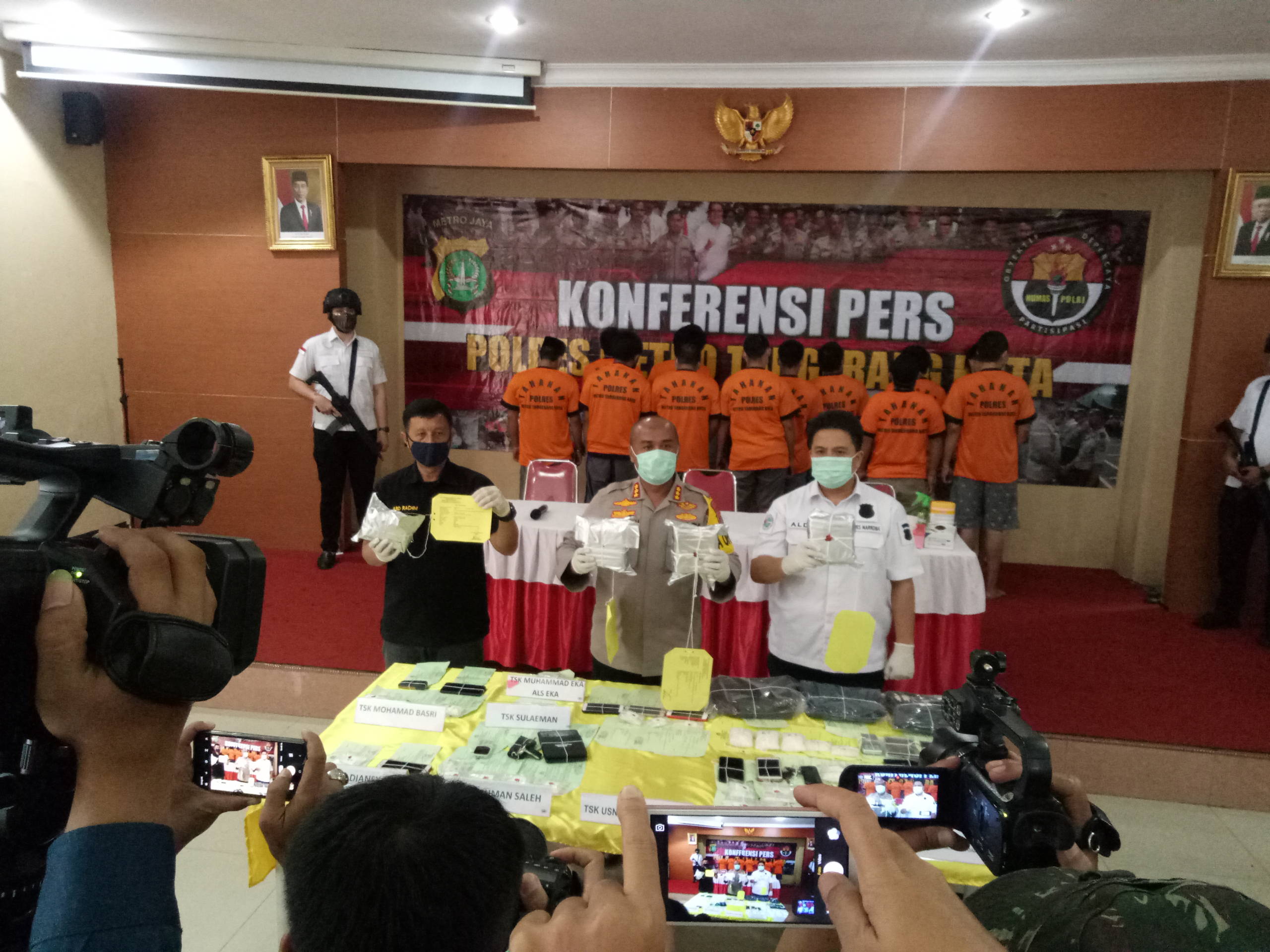 Satnarkoba Polres Metro Tangerang Kota