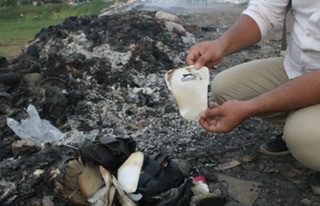 Limbah Alas Kaki dibuang Secara Ilegal