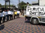 DPK KNPI Batuceper Kota Tangerang Aksi demo Pemuda Batuceper Tuntut Camat di Copot