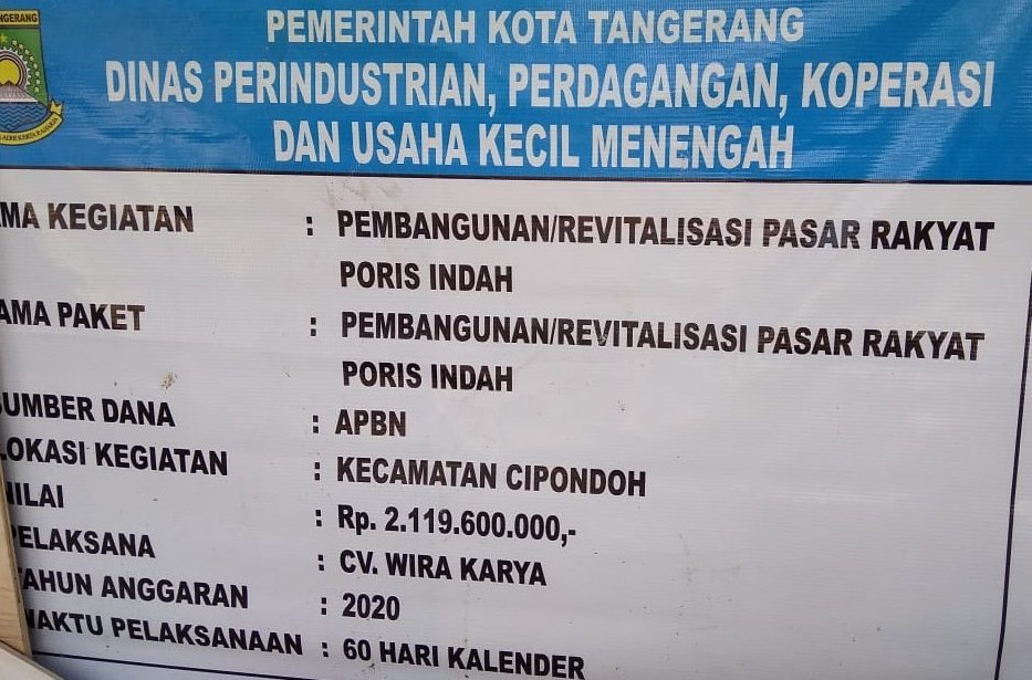 Dinas Indagkop Ukm Kota Tangerang