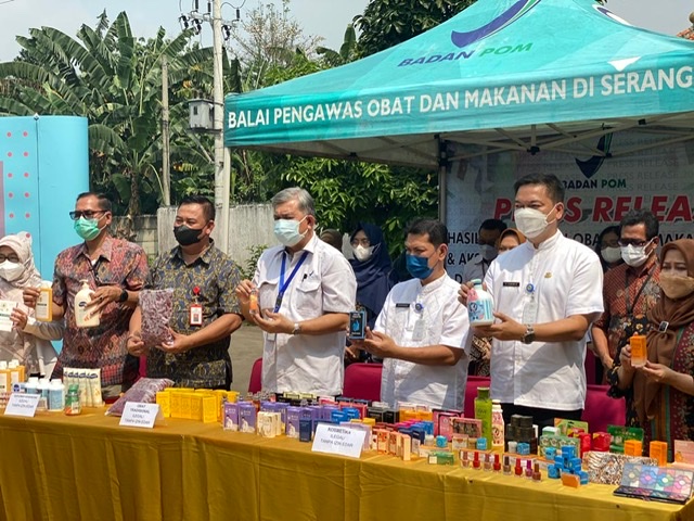 Peredaran Produk Obat, Kosmetik dan Makanan di Banten