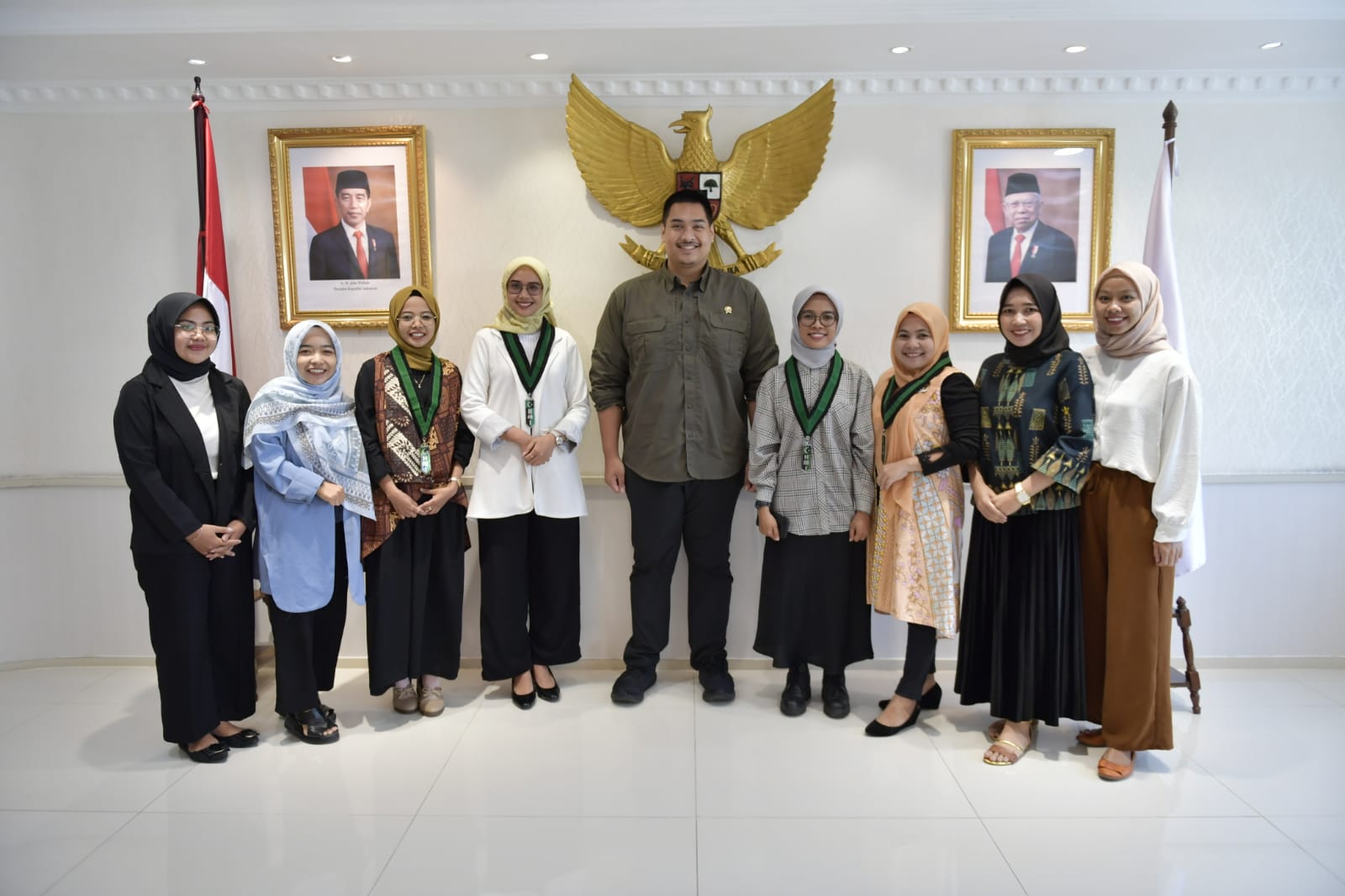 456menpora dito dukung kolaborasi program antara kemenpora dengan kohati pb hmi