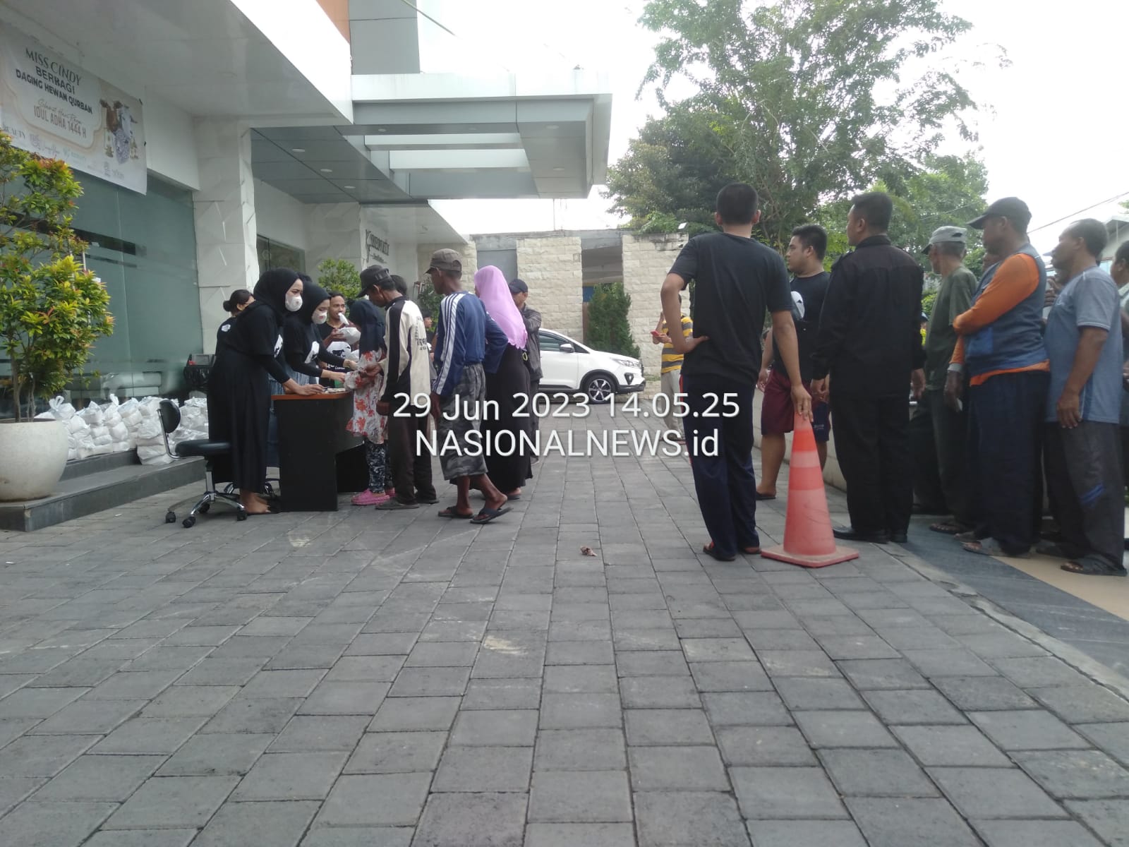Pembagian daging Kurban