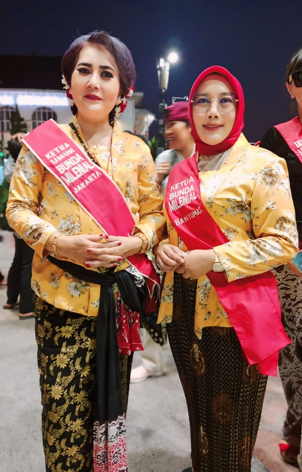 Ketua Umum Bunda Milenial beserta Ketua Bunda milenial Banyumas