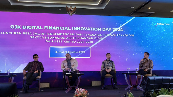 peluncuran peta jalan pengembangan dan penguatan inovasi teknologi sektor keuangan, aset keuangan digital dan aset kripto 2024 2028 di jakarta, jumat (98). sumber tokocrypto. peluncuran peta jalan pengembangan dan penguatan inovasi teknologi sektor keuangan, aset keuangan digital dan aset kripto 2024 2028 di jakarta, jumat (98). sumber tokocrypto.