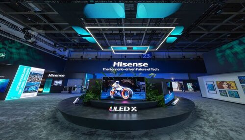 dokumentasi layar besar hisense pada ifa 2024, hisense indonesia (sumber vritimes.com)