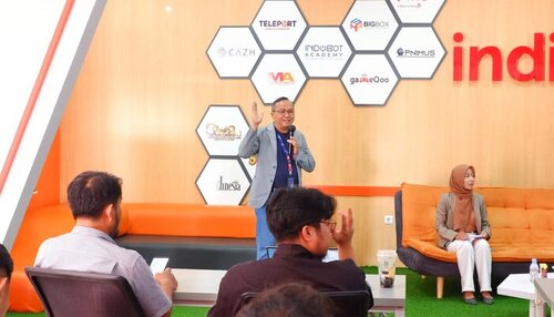 dokumentasi acara ecosystem dialogue, indigo x telkom (sumber vritimes.com)