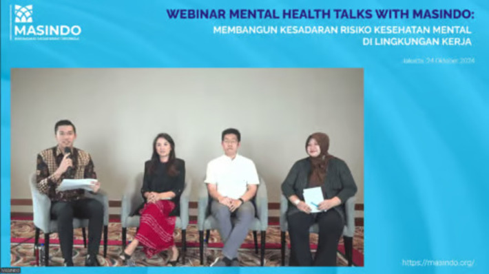 dokumentasi diskusi bertajuk “membangun kesadaran risiko kesehatan mental di lingkungan kerja” dokumentasi diskusi bertajuk “membangun kesadaran risiko kesehatan mental di lingkungan kerja”