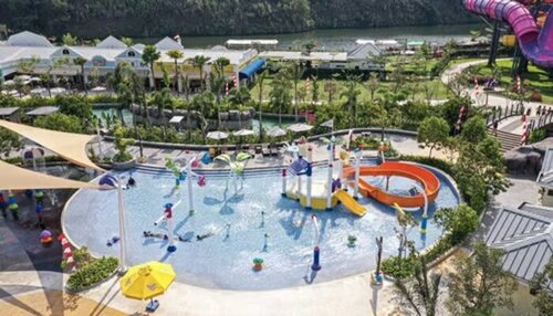foto wahana wisata air (waterpark), wahoo waterworld
