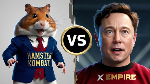 ilustrasi hamster kombat vs x empire