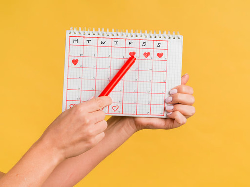 ilustrasi kalender menstruasi
