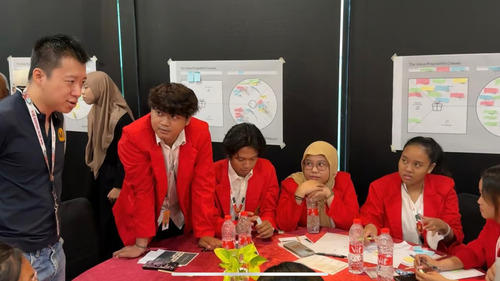 tingkatkan daya saing mahasiswa dalam kewirausahaan, untag berkolaborasi dengan maxy academy dalam workshop design thinking (1)