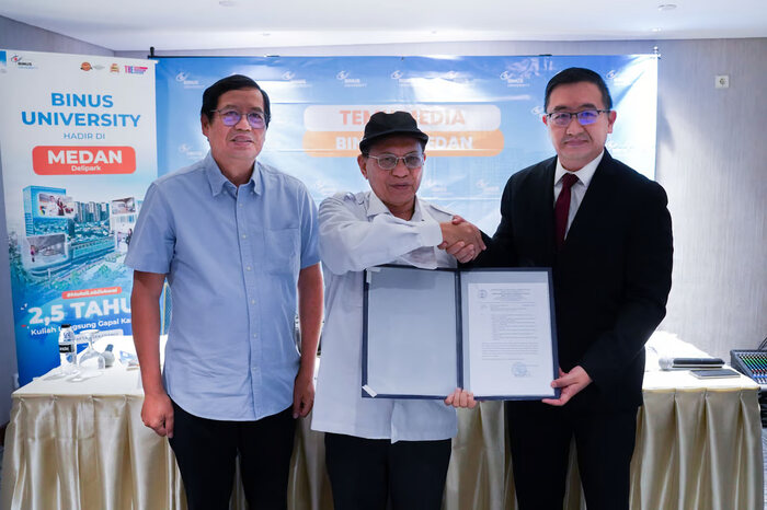 binus university luncurkan kampus baru di medan