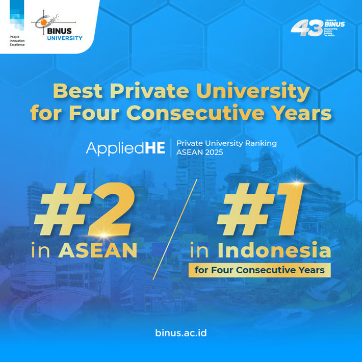 binus university meraih posisi 2 di asean binus university meraih posisi 2 di asean
