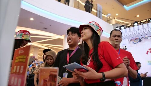 dokumentasi event akulaku paylater, akulaku finance (sumber vritimes.com)