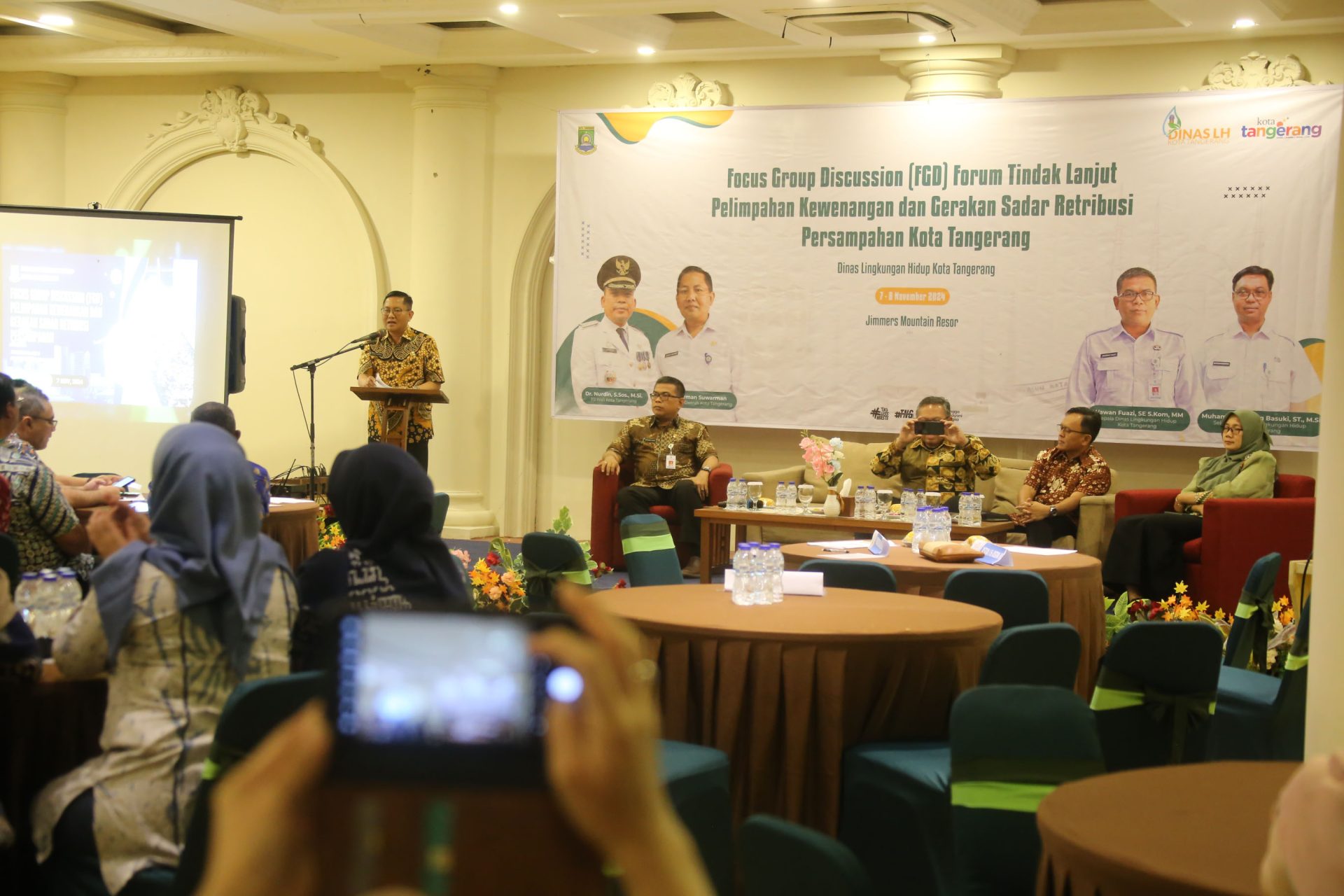 fgd forum tindak lanjut pelimahan kewenangan gerakan sadar retrebusi sampah sekda7