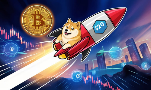 ilustrasi dogecoin ilustrasi dogecoin