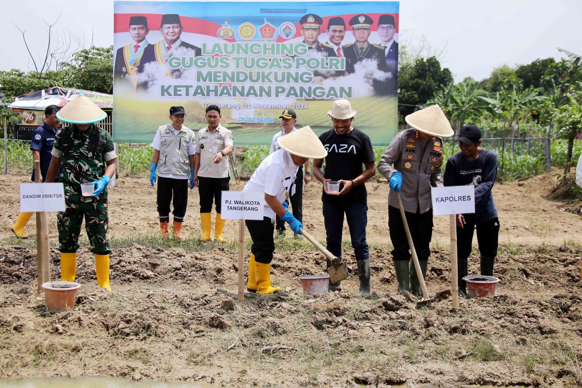 launching gugus tugas polri mendukung ketahanan pangan pj walikota7