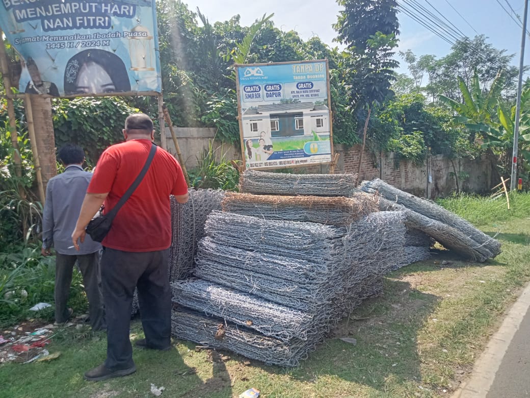 bantuan bronjong kalimati