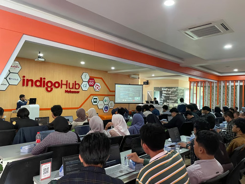 indigo telkom dukung tech workshop google developer uinam untuk perkuat komunitas developer makassar (2)