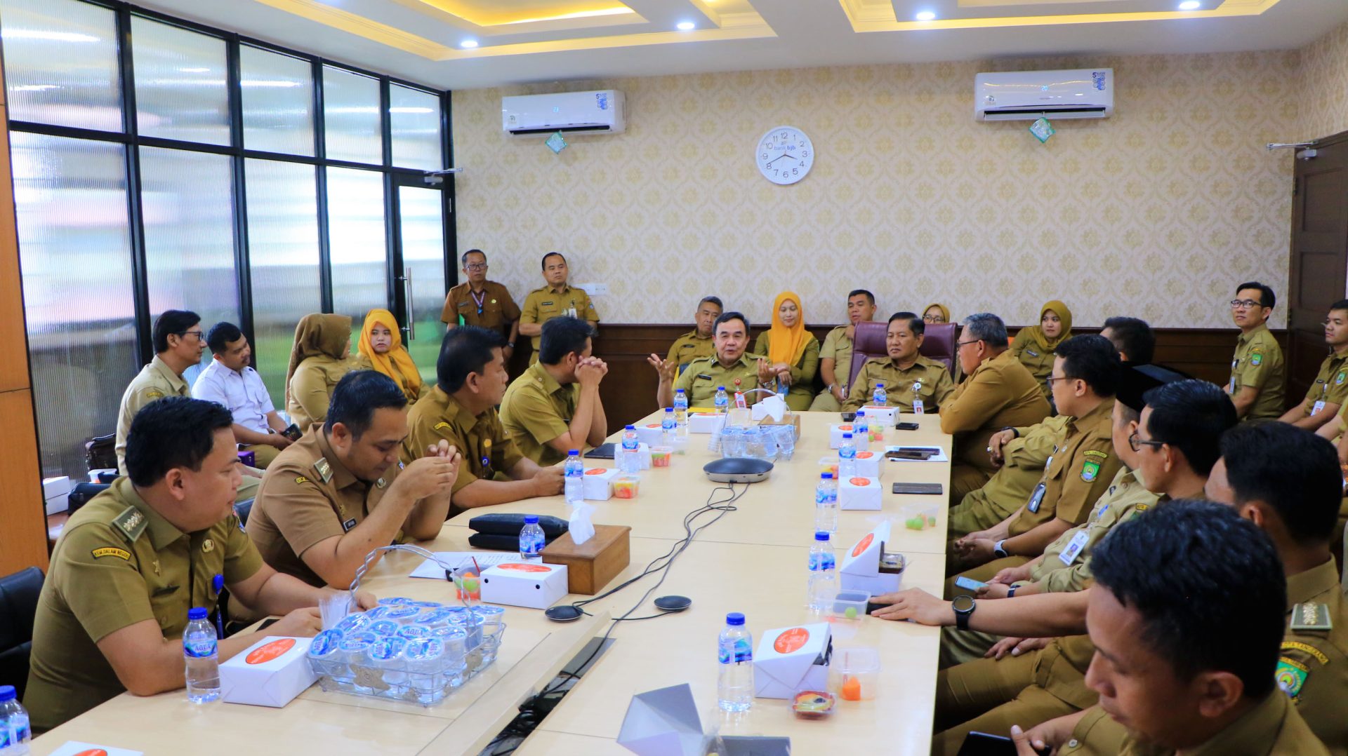 kujungan koordinasi dan konsultasi pemkab tangerang sekda4