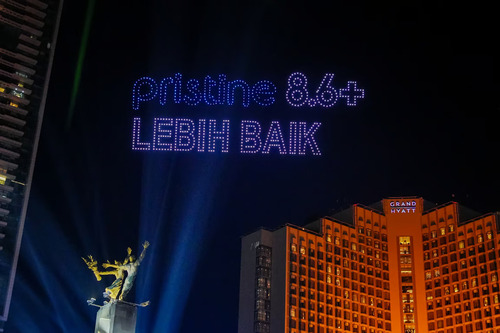 perayaan spektakuler di bundaran hi