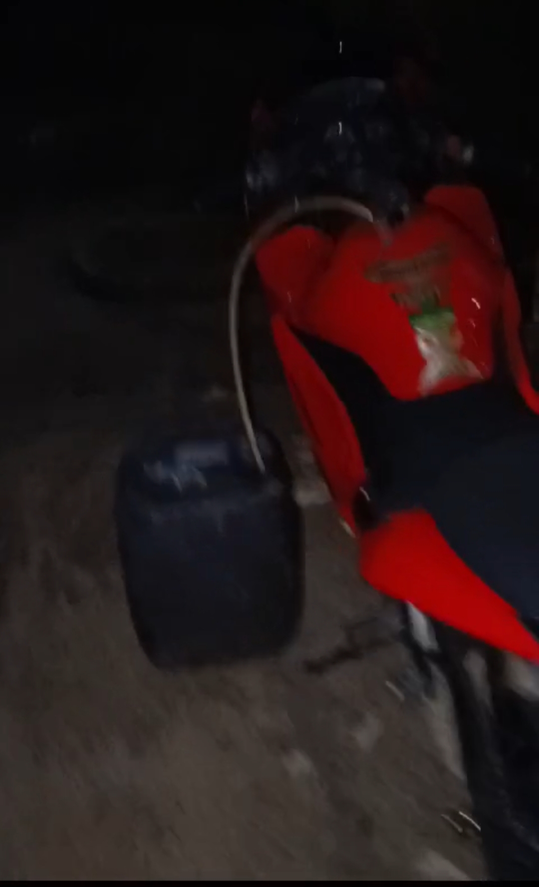Sepeda motor yang digunakan pelaku untuk membeli Pertalite di SPBU Sumpiuh