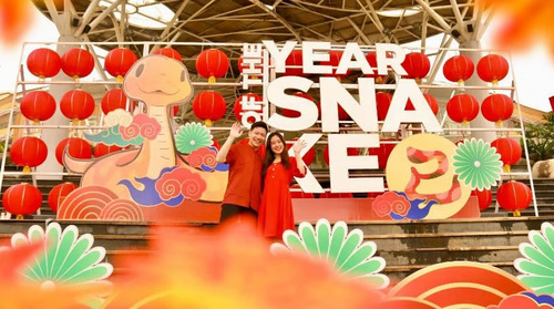 kemeriahan perayaan imlek mall@alam sutera