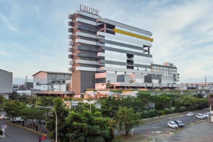 kampus baru binus university bandung, binus media & publishing (sumber vritimes.com)