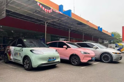 sewa mobil listrik di evista