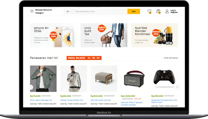 sukses dalam membangun website toko online