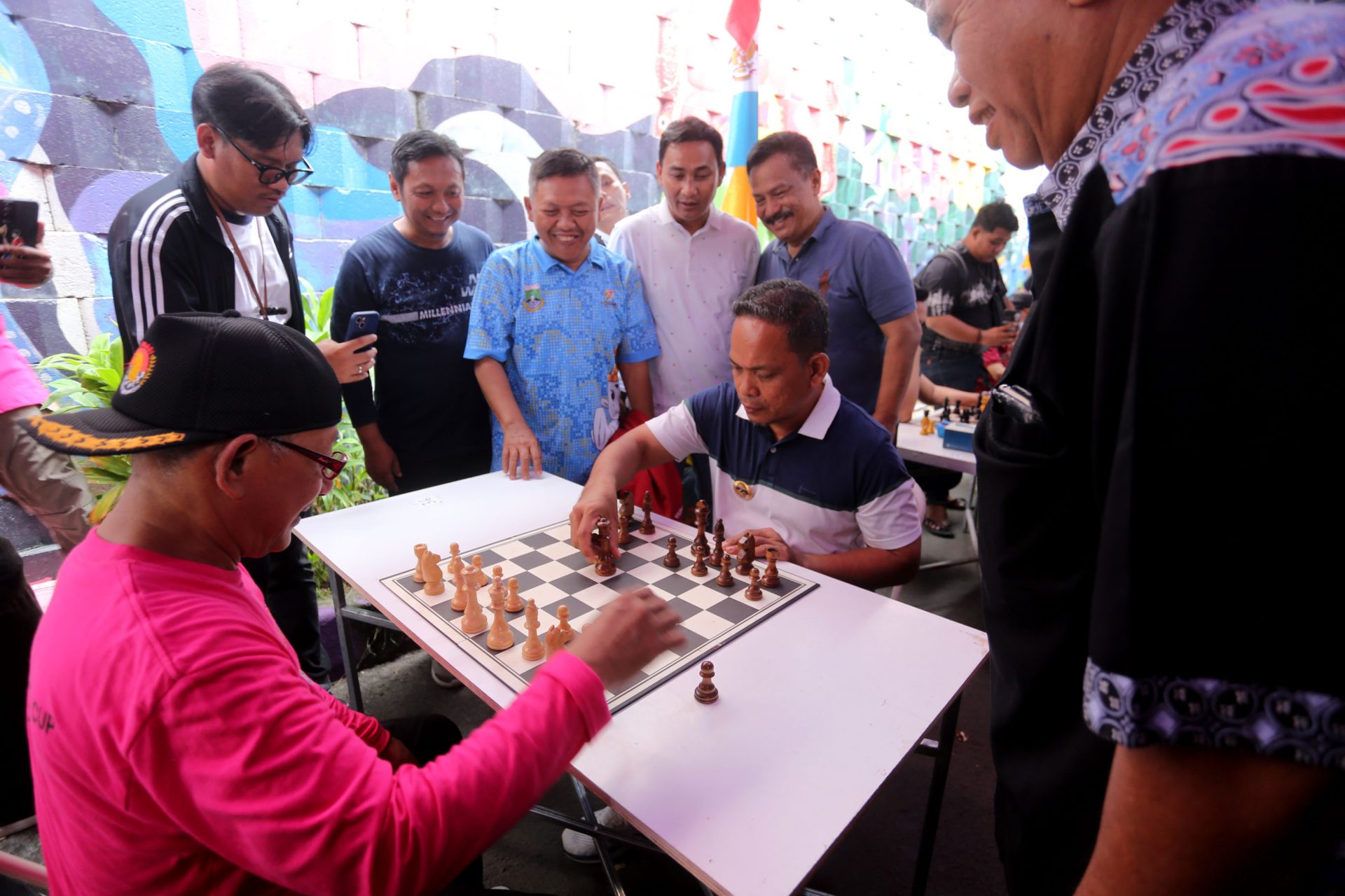 turnamen catur dan satunan anak yatim kapung pink pj walikota1