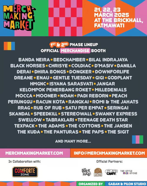 merchmaking market 2025surga merchandise musisi hadir di the brickhall fatmawati city center (1)