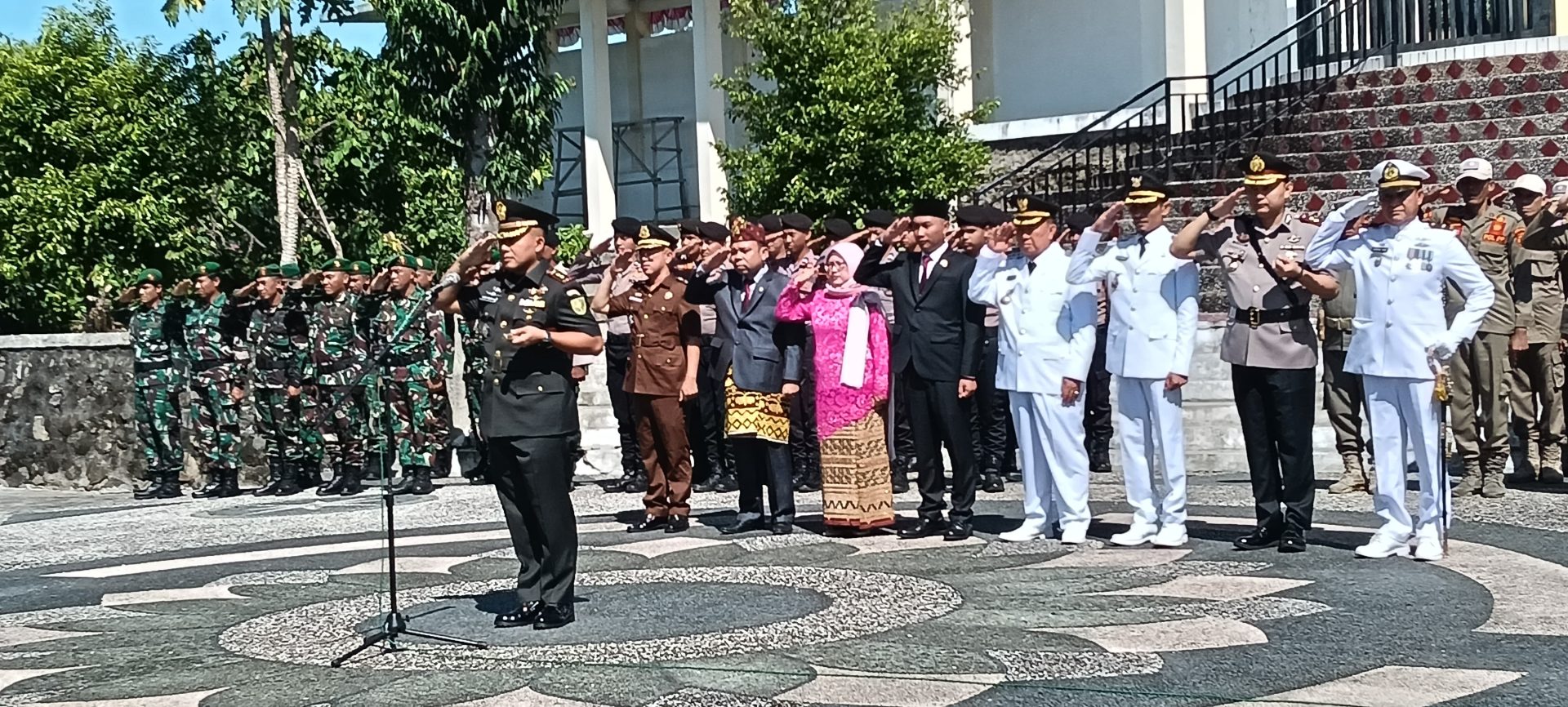 upacara hut kabupaten tanggamus lampung