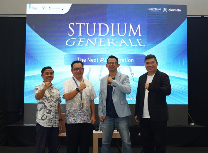 binus university @semarang dan microsoft