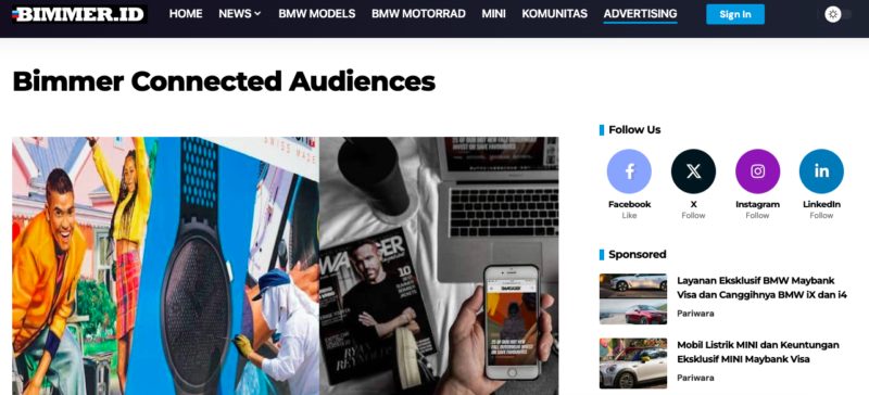 bimmer connected audiences