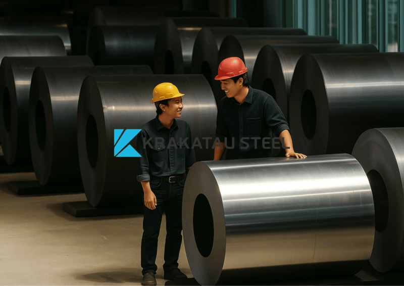 dukung swasembada baja nasional, krakatau steel dorong kebijakan yang berpihak pada industri nasional (1)
