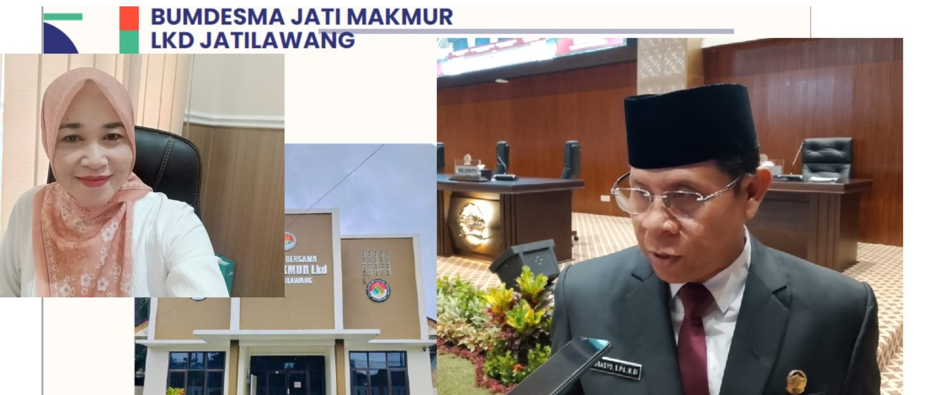 foto ; kiri direktur bumdesma, kanan ketua dprd, foto ; kiri direktur bumdesma, kanan ketua dprd,