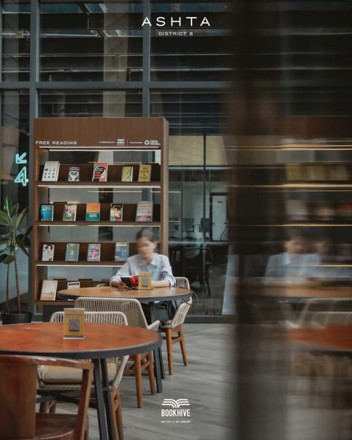 ashta district 8 hadirkan “free reading space”