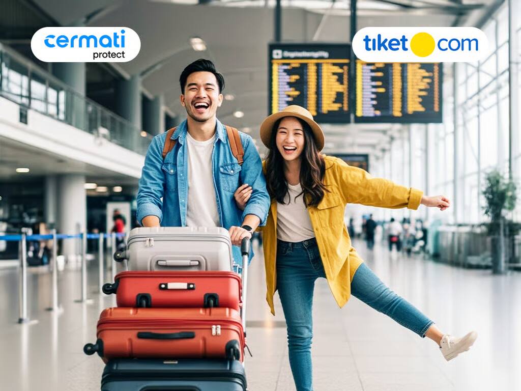 cermati protect dan tiket.com hadirkan proteksi asuransi gangguan penerbangan terbang gratis jika jadwal berubah lebih dari 2 jam!