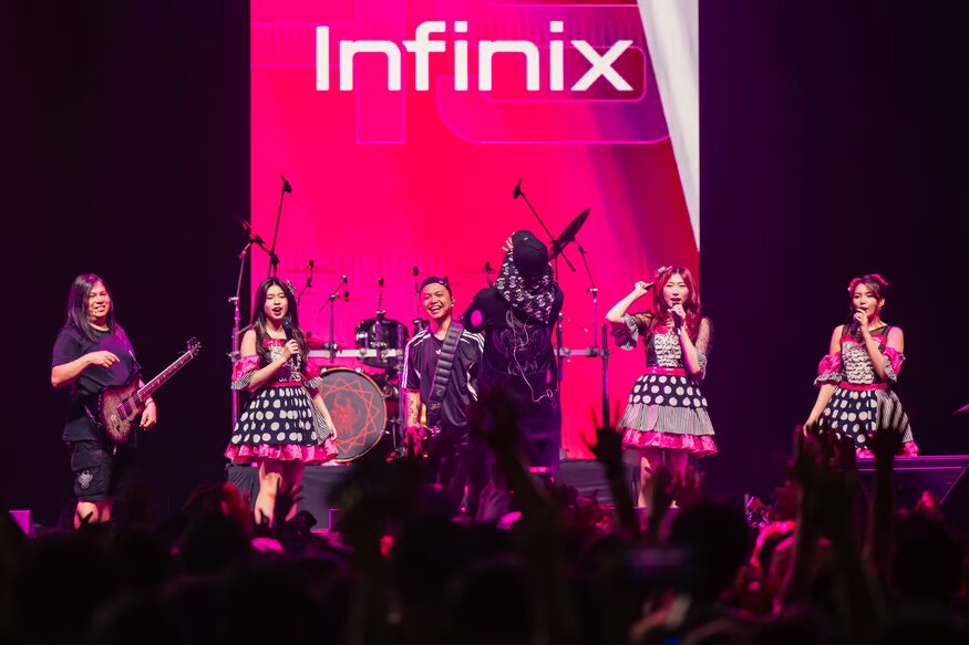 infinix bawa kolaborasi beautiful beast jkt48xdeadsquad, sukses pecahkan panggung the sounds project 8