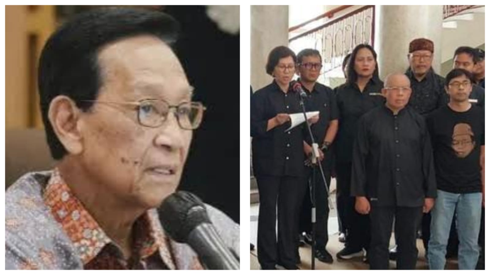 sri sultan hamengkubuwono dan rektor ugm
