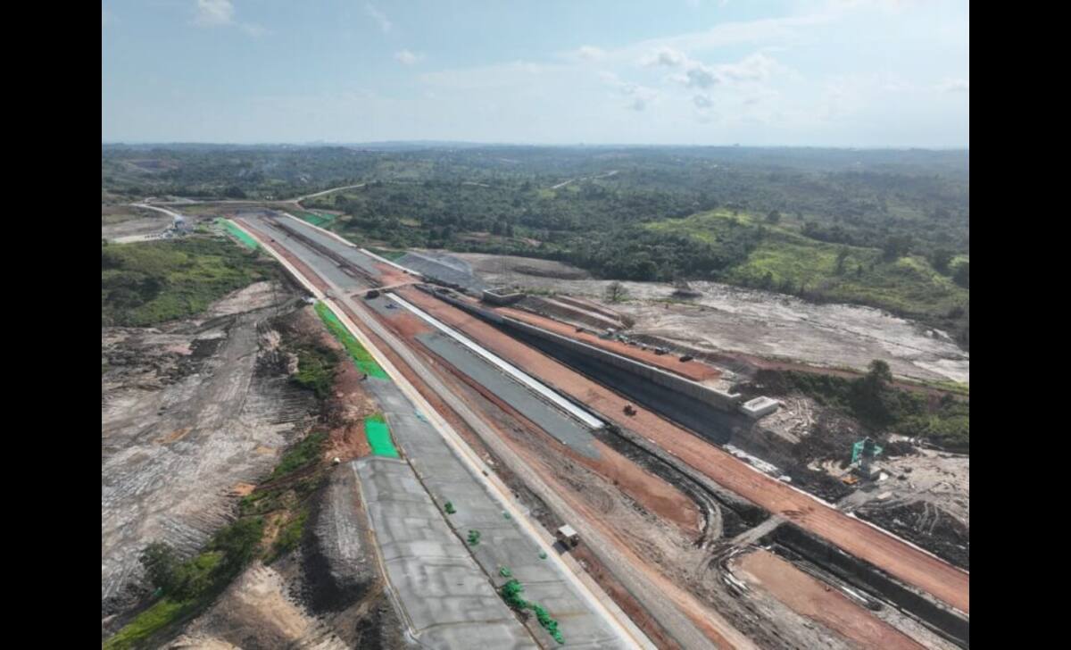 ptpp percepat pembangunan jalan tol ikn seksi 1b segmen bandara sepinggan – tol balsam