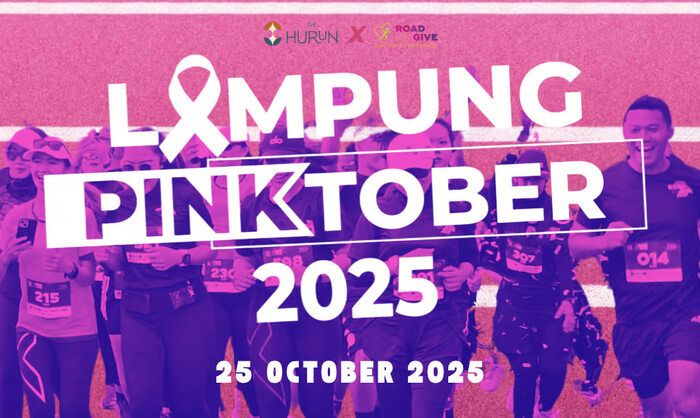 pinktober run 2025 event galang dana kanker payudara di lampung