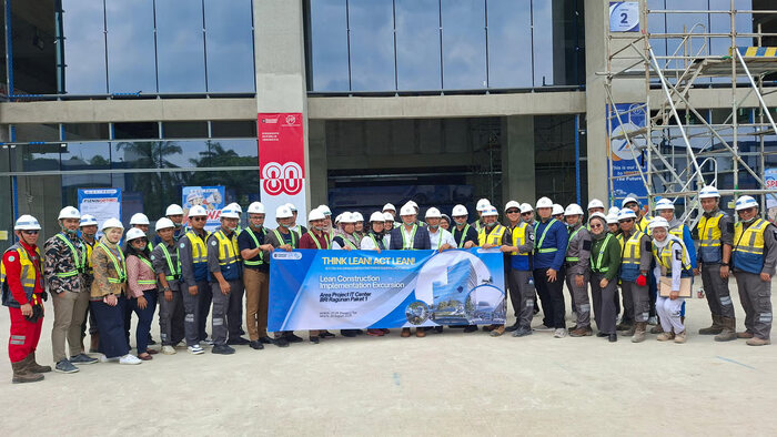 proyek bri ragunan yang dibangun oleh ptpp terpilih sebagai proyek strategis yang menerapkan lean construction