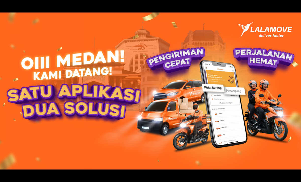 lalamove resmi hadir di kota medan, beri solusi logistik dan mobilitas untuk masyarakat dan umkm sumatera utara