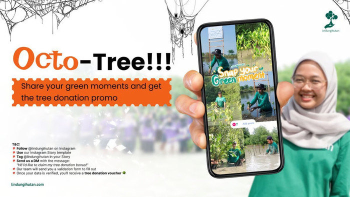 lindungihutan hadirkan voucher donasi pohon