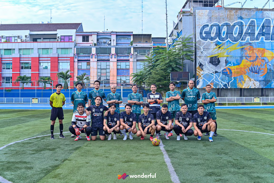 perkuat sinergi, bri region 6jakarta 1 gelar laga persahabatan mini soccer bersama kementerian pkp